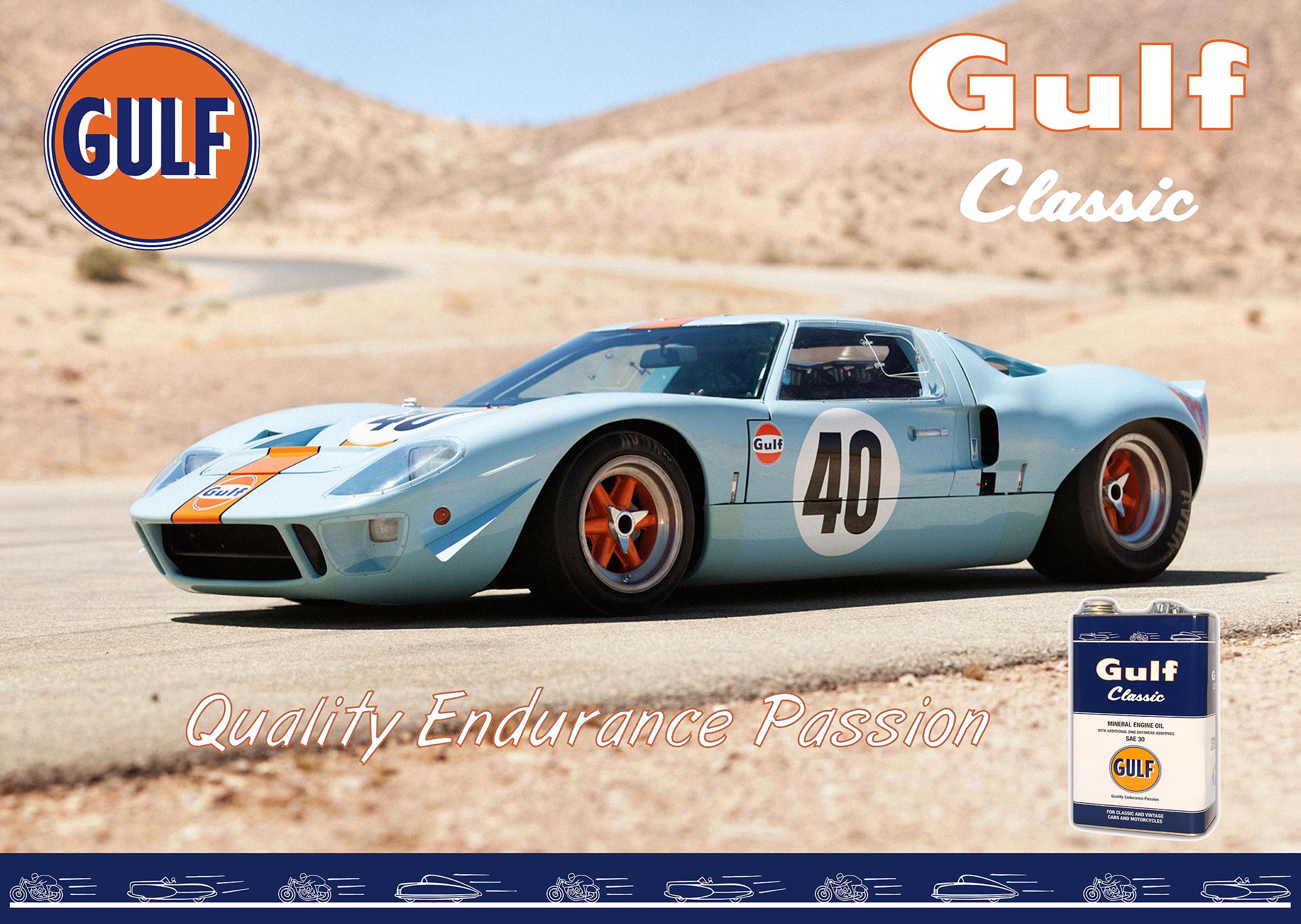 Gulf Oil - Motorsport Heritage und heute aktuell | Oldtimer Guide